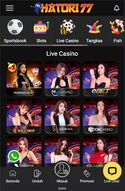 hatori77 LIVE CASINO